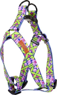 Dino DINO SZELKI TAŚMA REG. IVO 15mm LIŚĆ dł. 40-50cm - Szelki dla psów - miniaturka - grafika 1