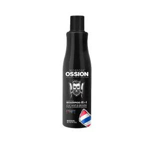 Morfose Ossion Barber Szampon Włosy Brod 2W1 500ML - Kosmetyki i akcesoria do pielęgnacji brody - miniaturka - grafika 1