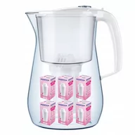 Dzbanki filtrujące - Dzbanek filtrujący Aquaphor Provence 4,2 l + 3 wkładów, biały - miniaturka - grafika 1