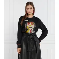 Bluzy damskie - Desigual Bluza | Regular Fit - miniaturka - grafika 1