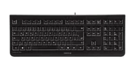 Klawiatury - CHERRY KC 1000 USB AZERTY Belgijski Czarny  JK-0800BE-2 - miniaturka - grafika 1