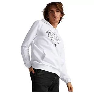 PUMA Męska bluza z kapturem Vcf Mestalla, 100 lat, biało-czarna, M, biały i czarny, M - Bluzy męskie - miniaturka - grafika 1