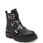 Botki damskie - Guess Botki OBIA | z dodatkiem skóry - miniaturka - grafika 1