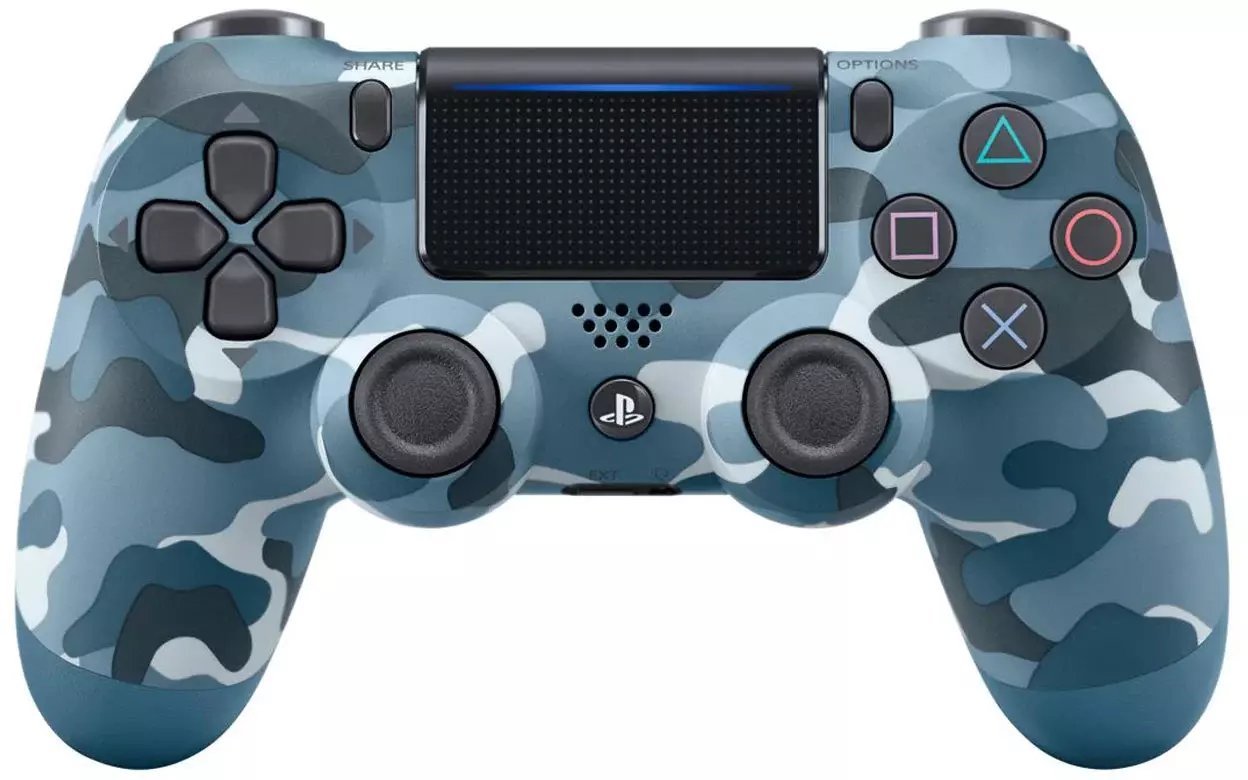 PlayStation DualShock 4 V2 PS4 / PS TV / PS Now Camo Blue