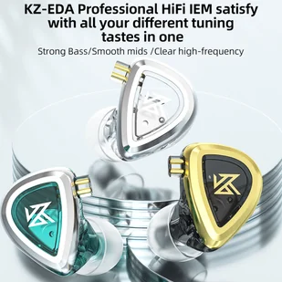 KZ EDA Wired Earphone without Mic In Ear Earbuds Noise Cancelling for Sports - Akcesoria do słuchawek - miniaturka - grafika 15