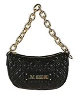 Torebki damskie - Love Moschino Damska torba na ramię Borsa gruby łańcuszek pikowanie Nero czarna, 16 x 26 x 11 - miniaturka - grafika 1