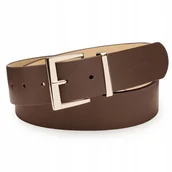 Paski - PUCCINI Pasek Damski Do Spodni Skórzany Brązowy Rozmiar S PAD210S-Z-2 - miniaturka - grafika 1