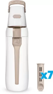 Butelka filtrująca Dafi SOLID 0,7 l cappuccino z 7 filtrami - Butelki filtrujące - miniaturka - grafika 1