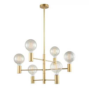 Italux VEVA MDM3339/6 GD lampa wisząca złota MDM3339/6 GD - Lampy sufitowe - miniaturka - grafika 1