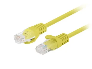 Lanberg PCU5-20CC-0200-Y kabel sieciowy Żółty 2 m Cat5e U/UTP (UTP) PCU5-20CC-0200-Y - Kable komputerowe i do monitorów - miniaturka - grafika 1