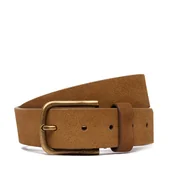 Paski - Pasek Calvin Klein Round Buckle Suede 35Mm Fixed LV04D7070G Brązowy - miniaturka - grafika 1