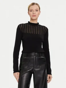 Morgan Sweter 252-MSNOWI Czarny Slim Fit - Swetry damskie - miniaturka - grafika 1