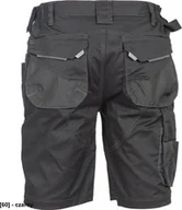 Odzież robocza - CERVA DAYBORO szorty - męskie spodnie robocze, odblaskowe elementy, 100 % TRIFIBETEX - czarny 52 - miniaturka - grafika 1