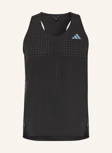 Adidas Top Do Biegania Adizero schwarz - Koszulki i topy damskie - miniaturka - grafika 1