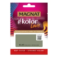 Farby wewnętrzne - MAGNAT Farba #Kolor Love TESTER KL45 zielone awokado 25 ml - miniaturka - grafika 1