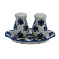 Pojemniki na przyprawy - Ceramiczny zestaw solniczka Ceramika Bolesławiec - miniaturka - grafika 1
