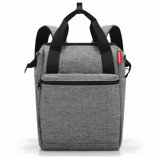 Reisenthel Reisenthel allrounder R plecak, torba 25 x 40 x 17 cm / 12 l / poliester, Twist Silver (szary) - JR7052 JR7052 - Plecaki - miniaturka - grafika 2