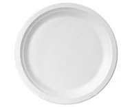 Naczynia i sztućce jednorazowe - GoDan Talerzyki ekologiczne "BIO Trzcina Cukrowa" 23 cm 6 szt KE-T9TC6 - miniaturka - grafika 1