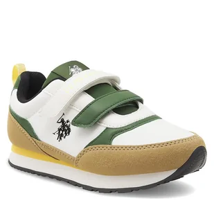 Sneakersy U.S. Polo Assn. NOBIK012A Biały - Buty dla chłopców - miniaturka - grafika 1