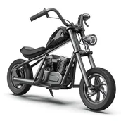 Pojazdy elektryczne dla dzieci - Cruiser 12 Plus Motocykl elektryczny - czarny Hyper Gogo - miniaturka - grafika 1