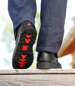 Buty zimowe męskie - Wygodne mokasyny na rzep Mężczyzna Atlas For Men - Kolor : Czarny - Rozmiar : 39 - miniaturka - grafika 1