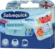 Apteczki i materiały opatrunkowe - Cederroth Plastry Salvequick Aqua Block kids x 12 szt - miniaturka - grafika 1