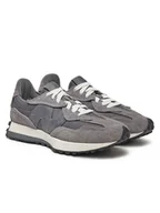 Trampki męskie - New Balance Skórzane sneakersy "327" w kolorze zielonym - miniaturka - grafika 1