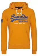 Bluzy męskie - Superdry Męska bluza z kapturem Vintage Vl Classic Hood Ub, Thrift Gold Marl, S - miniaturka - grafika 1