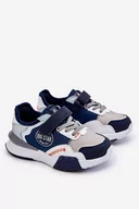 Sneakersy damskie - Dziecięce Sneakersy Memory Foam System Big Star LL374225 Granatowe-34 - miniaturka - grafika 1