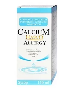 Hasco PPF Lek S.A Calcium Allergy syrop 150ml 8782401 - Witaminy i minerały - miniaturka - grafika 1