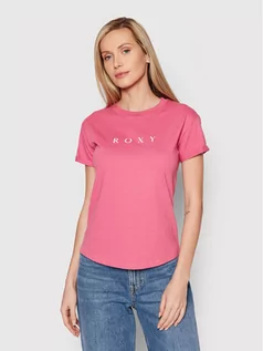 Koszulki sportowe damskie - Roxy T-Shirt Epic Afternoon ERJZT05385 Różowy Regular Fit - grafika 1