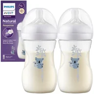 Butelki dla niemowląt - 2X Antykolkowa Butelka Do Karmienia Dla Dzieci Philips Avent Scy903/67 - miniaturka - grafika 1