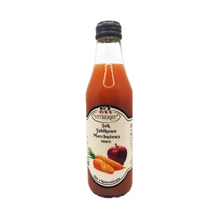 Sok Jabłkowo Marchwiowy Vitberry - Soki i napoje niegazowane - miniaturka - grafika 1