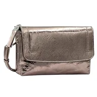 Torebki damskie - Gabor bags Elissa Metallic damska torebka z klapką, szara, szary, S - miniaturka - grafika 1