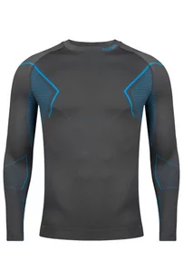 Bluza termoaktywna męska Alpinus Active Base Layer GT43860 szaro-niebieski - Bluzy sportowe męskie - miniaturka - grafika 1