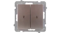 Wyłączniki światła i elektryczne - Ospel AS satyna łącznik żaluzyjny ŁP-7G/m/45 ŁP-7G/m/45 - miniaturka - grafika 1