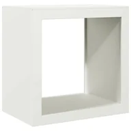 Wózki magazynowe - vidaXL Stojak na drewno opałowe, biały, 60x40x60 cm, stalowy - miniaturka - grafika 1