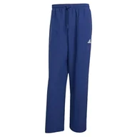 Spodnie męskie - adidas Mężczyźni ESSENTIALS SMALL LOGO WOVEN OPEN HEM PANT, Dark Blue/White, XXL - miniaturka - grafika 1
