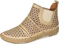 Botki damskie - Manitu Damskie sztyblety 990288-08, beżowe, 40 EU - miniaturka - grafika 1