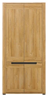 Szafa York Y-7 2D Grafit / Dąb Grandson - Szafy - miniaturka - grafika 1