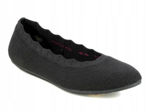SKECHERS DAMSKIE BALERINY WSUWANE CZARNE 35,5 1Ż3M