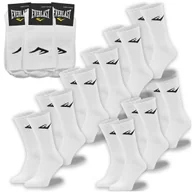 Skarpetki męskie - EVERLAST Skarpety Męskie 9 par Sportowe Długie Białe Rozmiar 39-42 - miniaturka - grafika 1