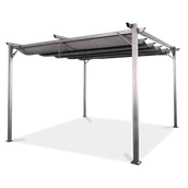 Kratki i pergole - Pergola na taras SPRINT 3x4 Anthracite/Grey - HARDMAISTER - miniaturka - grafika 1