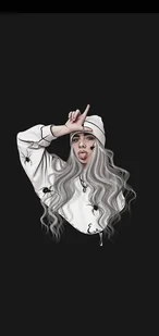 PODKŁADKA POD MYSZ Nadruk 22x18 cm Billie Eilish ANIME Muzyczny Prezent - Podkładki pod mysz - miniaturka - grafika 1