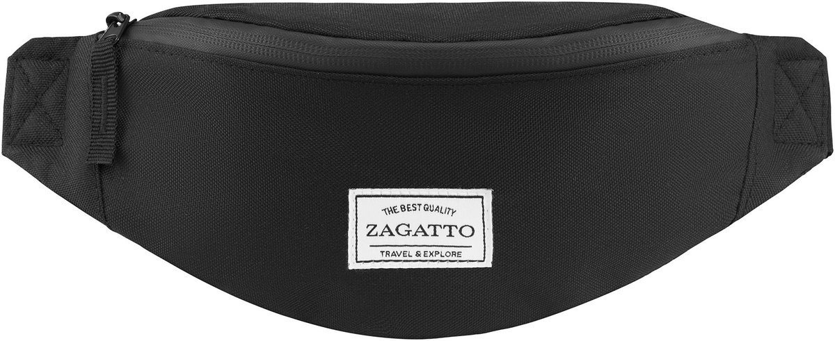 Zagatto, Nerka Jednokomorowa Nerka Saszetka Lekka Męska Damska Czarna