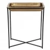 Ławy i stoliki kawowe - Clayre & Eef Stolik Loft Metalowy Misa L 50420L - miniaturka - grafika 1