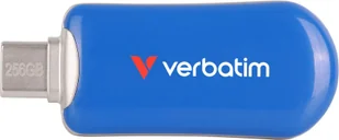 Verbatim Plectra Blue 256GB USB-C Flash Drive 30234 - Pendrive - miniaturka - grafika 1