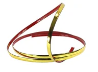 Akcesoria motoryzacyjne - Listwa ozdobna dekoracyjna ZŁOTA cienka płaska 12mm 10m - miniaturka - grafika 1