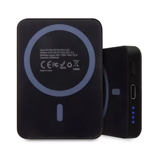 BMW BMPBMS5K22PGVK 15W 5000mAh + kabel czarny/black M Collection MagSafe - Powerbanki - miniaturka - grafika 3