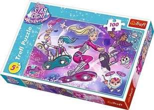 Trefl, puzzle, Barbie, Galaktyczna Przygoda, 100 el. - Puzzle - miniaturka - grafika 1